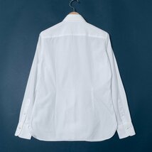メール便◯ Maker's Shirt KAMAKURA メーカーズシャツ鎌倉 日本製 シャツ 長袖 トップス 9 綿100% コットン ホワイト 白 綺麗め シンプル_画像6