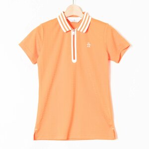  почтовая доставка 0 Munsingwear tops Munsingwear одежда половина Zip рисунок предмет спорт casual ... orange вышивка one отметка поли S