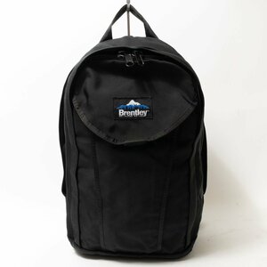 [1 jpy start ]Brentleyb Len tray rucksack backpack daypack black black nylon fastener opening and closing plain outdoor 