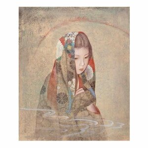 Art hand Auction Makoto Kamijo Stone Woman / Oil on canvas No. 20 / Large work / Lyrical drawing / 2024 Art Market: No. 50, 000 yen / Guaranteed authentic / ENCHANTE, Painting, Oil painting, Portraits