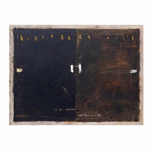 Art hand Auction Масару Симидзу Симметрия / Холст, масло № 12 / Художник-анималист, иллюстрировавший диких животных и иллюстрированные книги / Художник-абстракционист / Гарантированная аутентичность / ENCHANTE, Рисование, Картина маслом, Абстрактная живопись