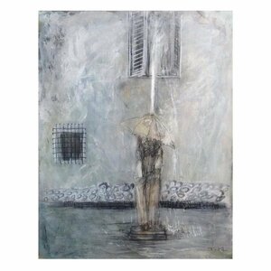 Art hand Auction Keisuke Toda Seaside Fountain (Vigo) / Pastel 15 size / Kabutoya Gallery seal included / Guaranteed genuine, studied at the Spanish Art School and the University of Madrid in 1972 / ENCHANTE, Artwork, Painting, Pastel drawing, Crayon drawing