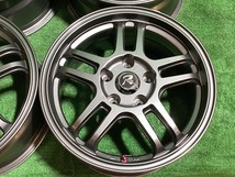 フジコーポレーション R-racing 16インチアルミホイール 7.0J ＋38 5H PCD114.3 4本セット R3-1 EM_画像5