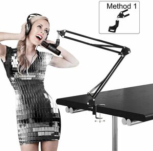  настольный микрофонная стойка эластичный стол arm держатель свободный arm зажим 
