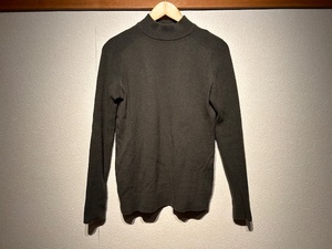 ♪送料無料★LOUNGE LIZARD★ハイネックニット★turtleneck knit long sleeve★ラウンジリザード★SAW 5307 2403★カーキ(濃い緑)★1(S)♪