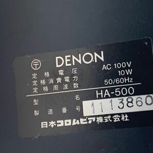 ★ML10685-25★ DENON デノン HA-500 MCヘッドアンプ 通電確認のみの画像9