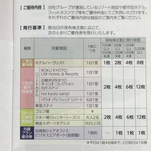 即決★ネコポス込★東急不動産ホールディングス株主優待券１冊（ホテルハーヴェスト東急ステイ東急スポーツオアシス）★８月末迄の画像2