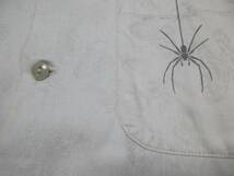 ★送料無料★Dry Bones ドライボーンズ 和柄 蜘蛛 半袖シャツ サイズ S（36）※日本製 アロハシャツ_画像5