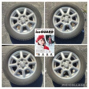 13アルミホイール(LAYCEA CS)と13スタッドレスタイヤ(YOKOHAMA iceGUARD iG30)の4本セット