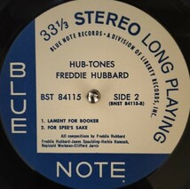 BLUE NOTE 青白Lib RVG盤　FREDDIE HUBBARD／Hub-Tones　James Spaulding　Herbie Hancock　フレディ ハバード　ブルーノート_画像5