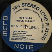 BLUE NOTE 青白Lib RVG盤　FREDDIE HUBBARD／Hub-Tones　James Spaulding　Herbie Hancock　フレディ ハバード　ブルーノート_画像3