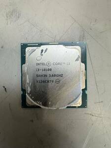 Intel no. 10 generation CPU Core i3-10100 3.60GHZ secondhand goods 