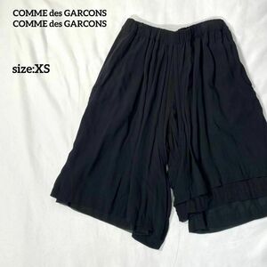  Comme des Garcons Comme des Garcons asime3 полосный Hem деформация LAP укороченные брюки чёрный XS