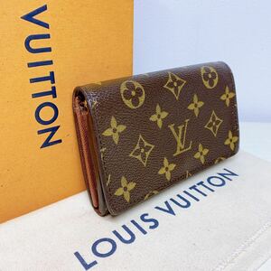 A106【外観極美品】LOUIS VUITTON ルイヴィトン ポルトモネ ビエ トレゾール L字ファスナー 二つ折り財布 ウォレット M61730/CA1002