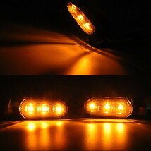 車検対応 バイク LED ミニ ウインカー アンバー ハーレー アメリカン カフェレーサー リレー　4個_画像2