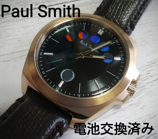 新品電池　ポールスミス 腕時計　Paul Smithファイブアイズ 　クォーツ