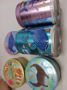 美ら海水族館のお菓子の缶