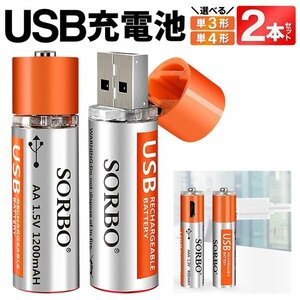 * free shipping / standard inside * USB charge rechargeable battery 2 ps single 3 shape USB direct connection battery 500 times polymer lithium ion .. return possible to use long life * SORBO: single three shape 