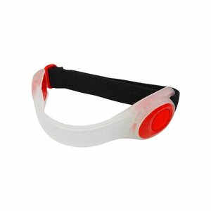 * free shipping / standard inside * high luminance LED arm band flashlight arm * pair etc. installation! night road .... blinking light * LED safety band : red 