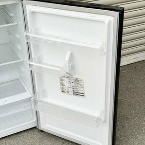 甲MJ17575 クリーニング済 動作確認済 2020年製 201L マクスゼン MAXZEN 冷凍冷蔵庫 2ドア冷蔵庫 JR200ML01GM ブラック 黒色の画像4