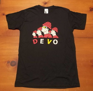 新品 【DEVO】ディーボ プリント Tシャツ M // ニューウェーブ テクノ エナジードーム バンドTシャツ ロックTシャツ Live in Central park