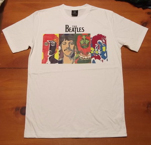 新品 【The Beatles】ビートルズ サイケ プリント Tシャツ XL // リチャードアヴェドン ジョンレノン ポールマッカートニー アート