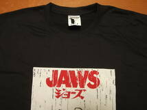 新品【Jaws】映画 ジョーズ プリント Tシャツ L // スティーヴン・スピルバーグ シネマTシャツ ムービーTシャツ_画像3