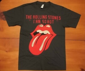 新品 【Rolling Stones】ローリングストーンズ I'am So Hot Vintage Style プリントTシャツ L // ミックジャガー ロックTシャツ バンT