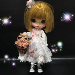 ブライス ICYドール ドール 人形 フィギュア カスタムドール 撮影用 花籠 B220809