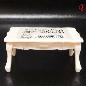 ■オビツ１１ フィギュア 人形 カスタムドール 1/12スケール ミニチュア 姫テーブル ホワイト b2206231-2