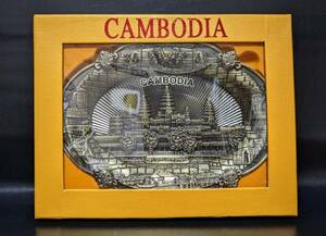 カンボジア CAMBODIA ディスプレイプレート インテリア 置物 装飾 雑貨 B221134