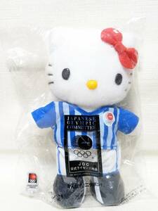 ハローキティ ぬいぐるみ 約17㎝ JOC 公式ライセンス商品 がんばれ！ニッポン！2004年アテネオリンピック応援グッズ B221224