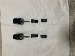 [ used ] heavy weight bar ends / Suzuki SUZUKI other / all-purpose /M8 bolt / one side approximately 350g / black 