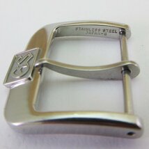 GrandSeiko GS Buckle グランドセイコー　尾錠　バックル　ステンレス　純正尾錠　取り付け幅15mm　GSロゴ_画像4