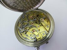 完動品　Longines PocketWatch 　Chronograph ロンジン ポケットウォッチ 懐中時計　クロノグラフ　 手巻　17石_画像8