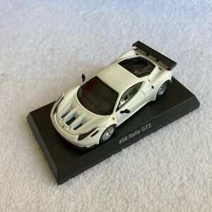 専用出品）京商 フェラーリ 458Italia GT2 ホワイト + Enzo イエロー ２台set