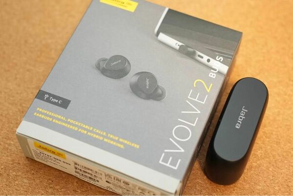 【値下げ中】Jabra Evolve2 Buds 保証付 UC認定 USB-C 完全ワイヤレスイヤホン