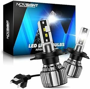 NOVSIGHT led ヘッドライト H4 hi/lo led バルブ 車検対応13000LM 60W DC9V-32V車対