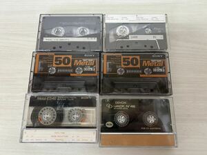 *126 cassette tape set set sale metal tape maxell /SONY