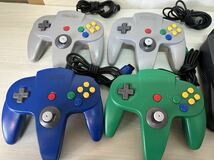 ★150 任天堂 Nintendo64 本体 コントローラー ソフト コード セットまとめ売り / マリオ ミッキー ドラえもん ボンバーマン 他_画像5