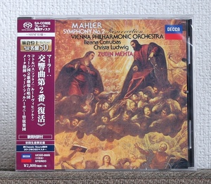 高音質SACD/マーラー/メータ/ウィーン・フィル/交響曲第2番/復活/Mahler/Mehta/Symphony No 2/Resurrection/Cotrubas/Vienna/Wiener/DG