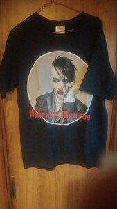 バンドTシャツ「Marilyn Manson」Hanes Mサイズ　マリリンマンソン