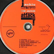 【廃盤 レア】ジャッキー・マクリーン　JACKIE MCLEAN　THE JACKIE MAC ATTACK LIVE　内容凄い　超オススメ！！！_画像4