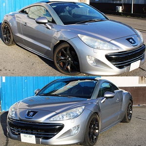 Peugeot RCZ Integraルレザー パック ABA-T7R5F02 ETC AT Vehicle inspection 令和1994June グレー 56000km 19 Inch Bridgestone BS レグノ GR-XI