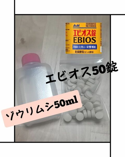 ゾウリムシ 50ml エビオス 50錠 培養 お試しセット!!