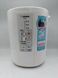 N36313〇 【動作品】ZOJIRUSHI スチーム式加湿器 EE-RP35-WA 象印マホービン プレハブ洋室10畳 木像和室6畳 据え置き型 家電 乾燥 