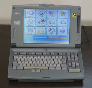 * prompt decision equipped * Fujitsu made word-processor *OASYS LX-9500SD* operation guarantee equipped * maintenance settled *