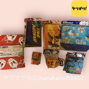 まとめ ドラゴンボール ナップサック/コップ 巾着袋/レジャーシート 2枚/保冷ランチバッグ/神と神 如意棒 箸セット　鳥山明 孫悟空 孫悟飯