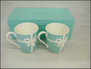 4550T Tiffany ティファニー ブルーボックス ペアマグカップ 未使用品