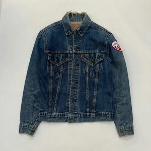 k341 70s アメリカ 製 ビンテージ levi's ボタン裏 52 3rd サイズ 38 相当 デニム ジャケット ジージャン Gジャン vintage リーバイス USA